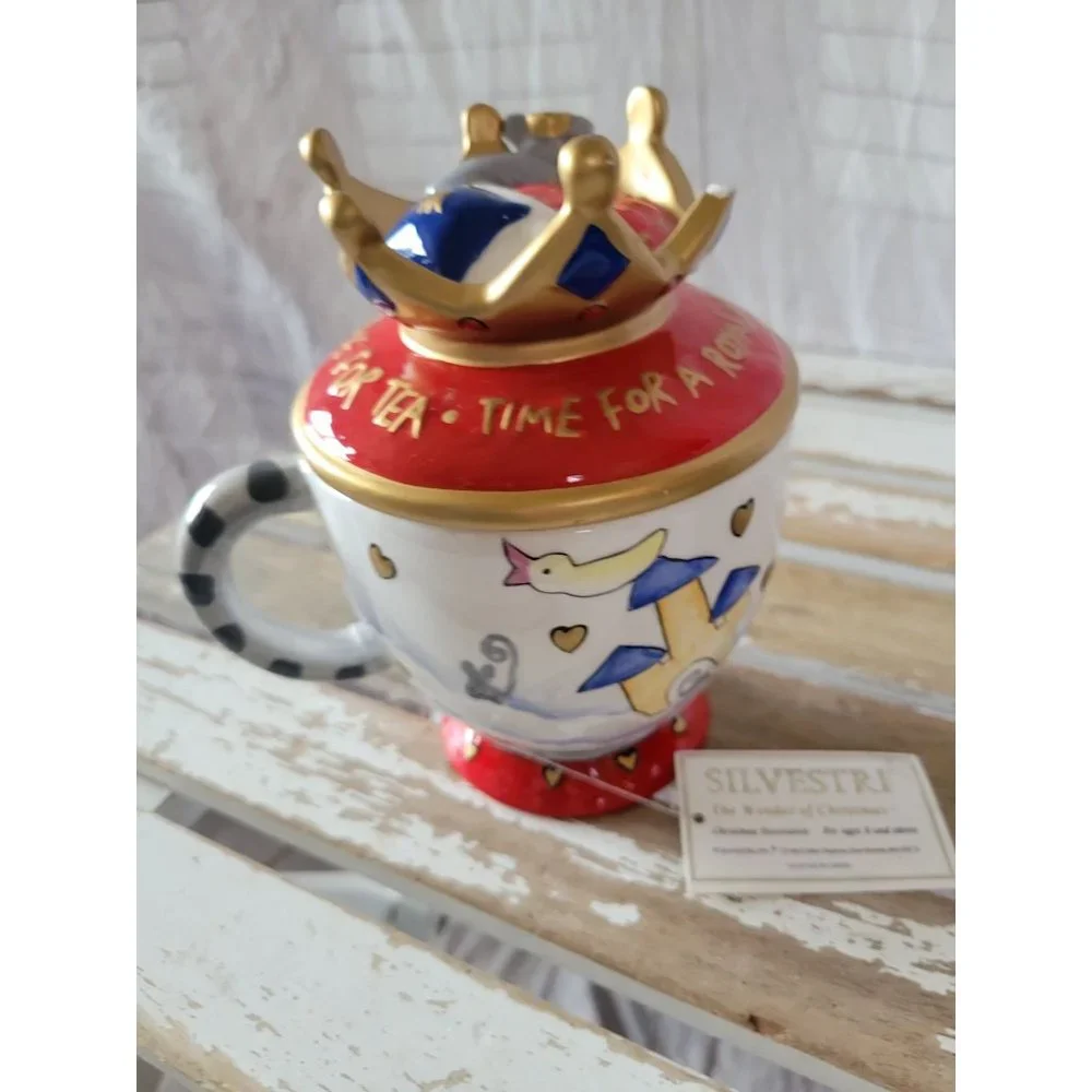 Silvestri dolomite‎ Royal cat littered mug Rossi cup tea coffee unique as is